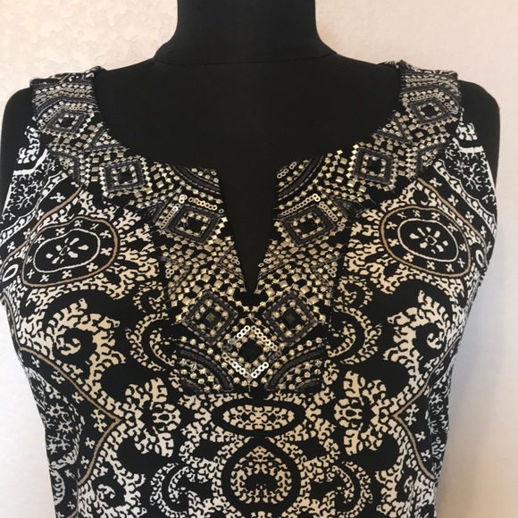 White House Black Market Swing Dress Sz S (4-6) - Picture 3 of 7